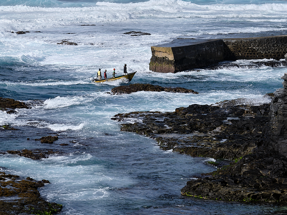 Fishermen's Return, Santo Antão, Cape Verde by Christopher Morson