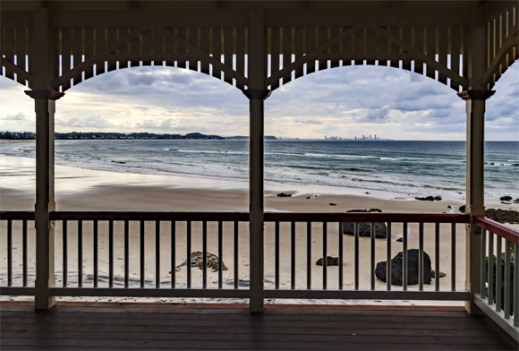 Surfers' Paradise Framed