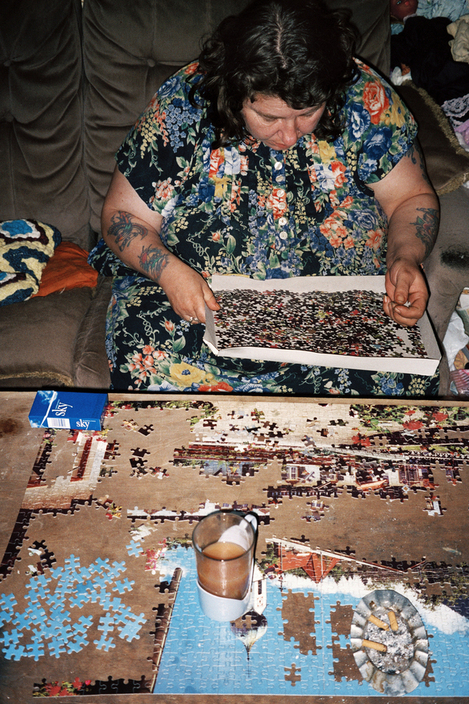 Liz Doing A Jigsaw