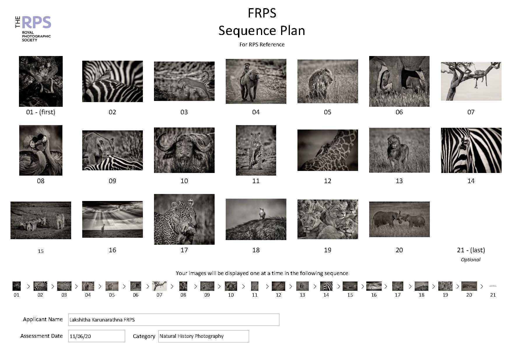 Sequence Plan