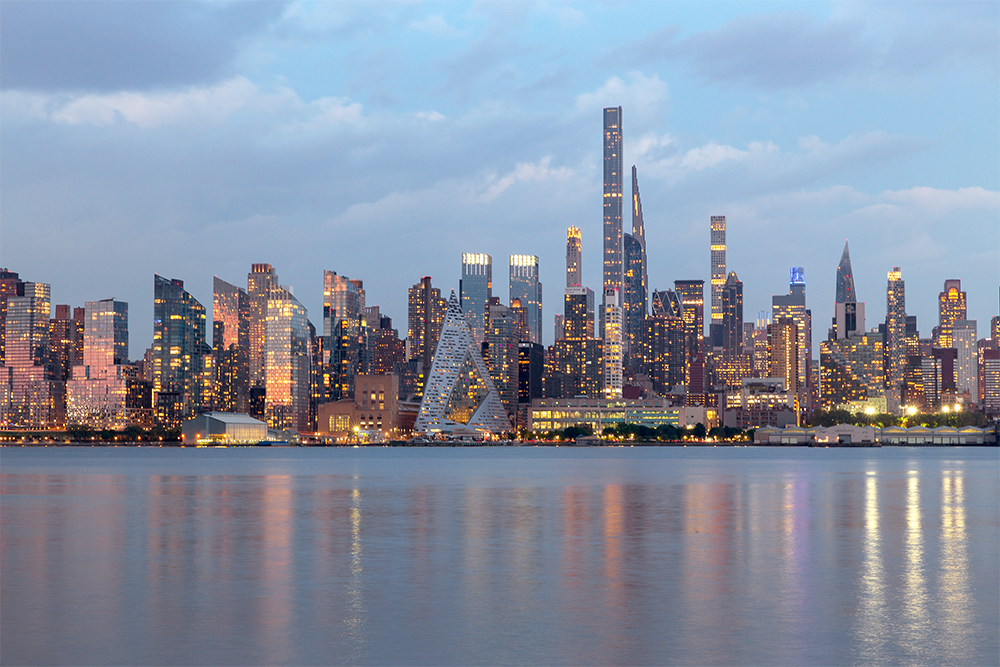 Via 57  At Dusk Weehawken, New York by Viren Bhatia