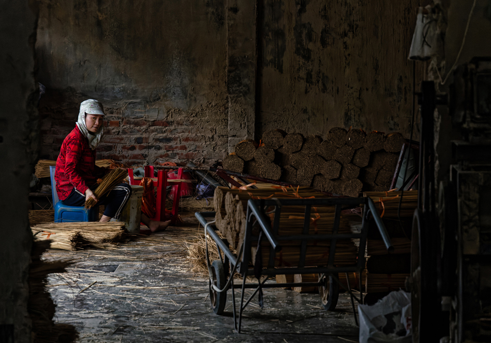 Incense Stick Factory, Vietnam by Jeremy Fraser-Mitchell