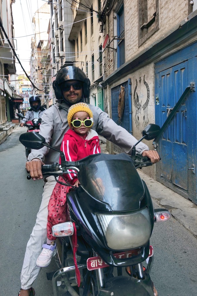 Family Car, Kathmandu, Nepal by Kaikong Wong