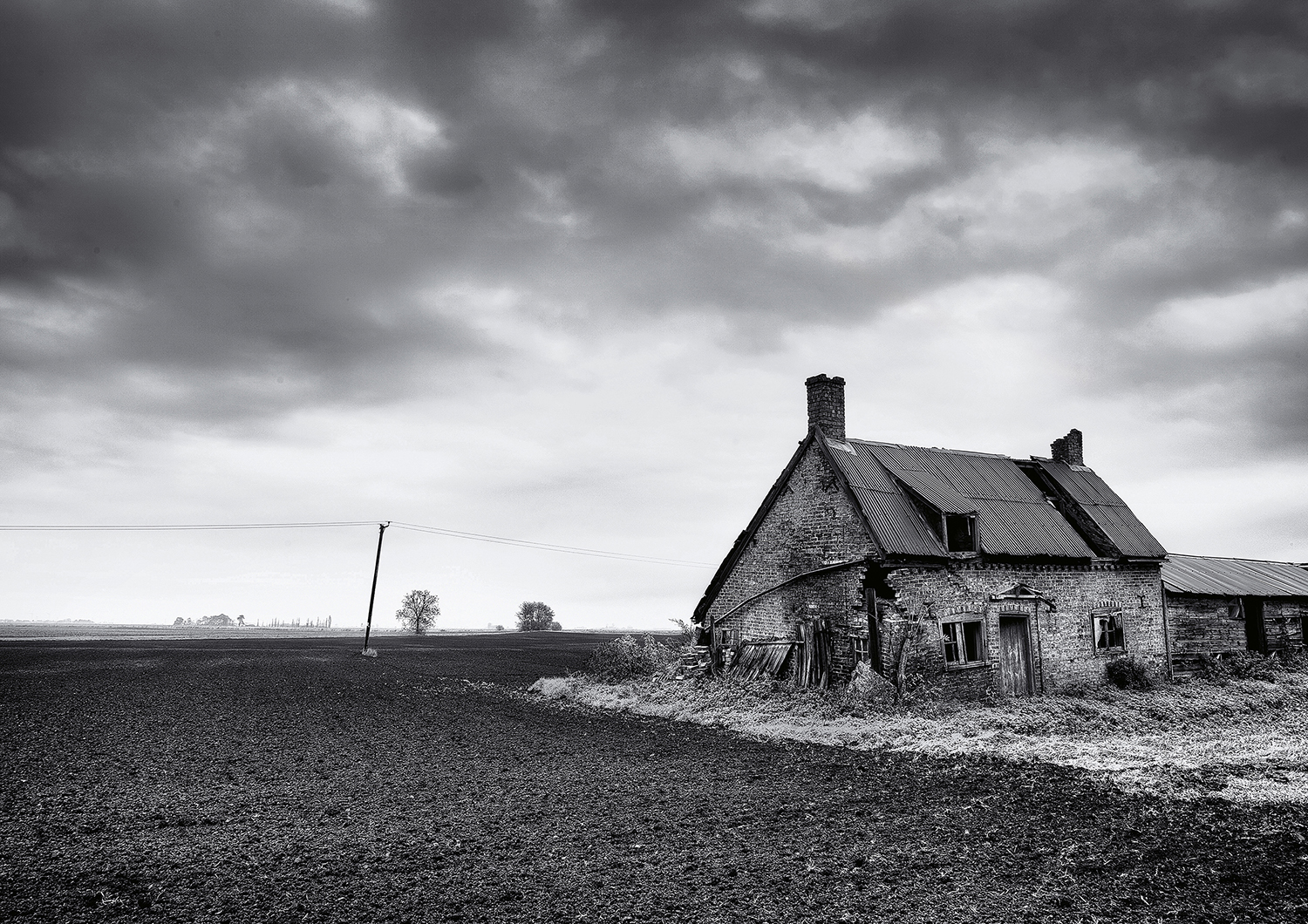 Derelict Farm House, Vermuydens Drain