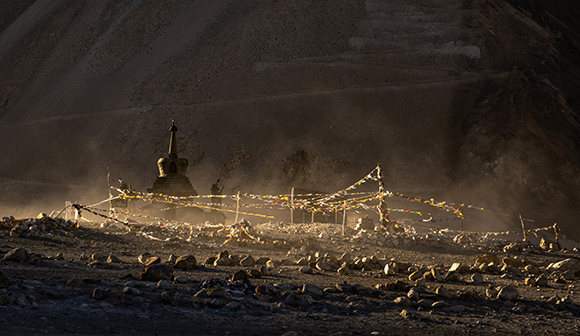 Behind Pangong Lake, India