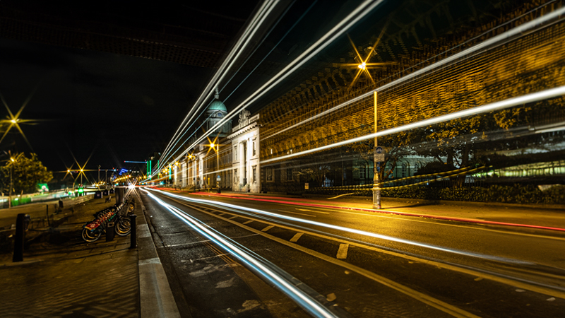 Bus Passing The Customs House 20191117 JXT23913 Joe Houghton Copy