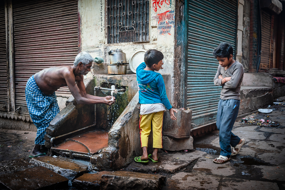 Starting The Day, Varanasi, India, by David Huggett