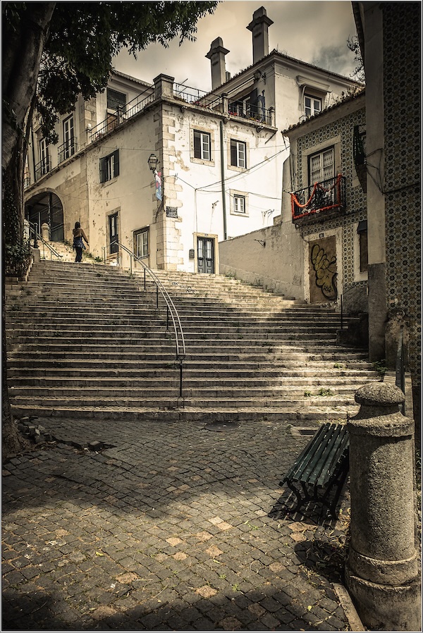 Alfama Stairway Justin Cliffe ARPS