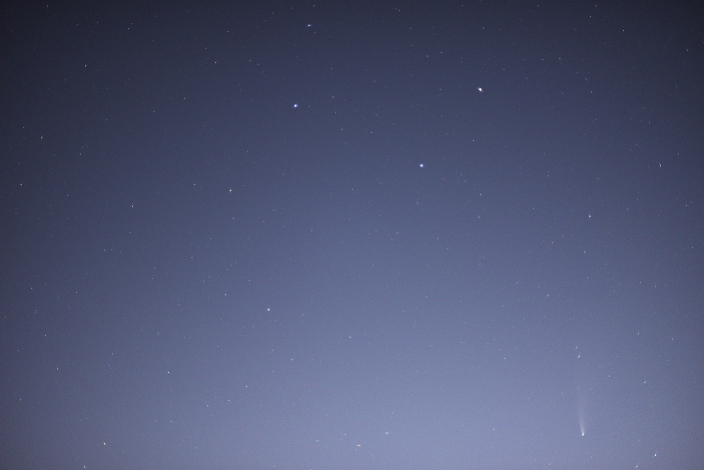 Comet Neowise By Eye