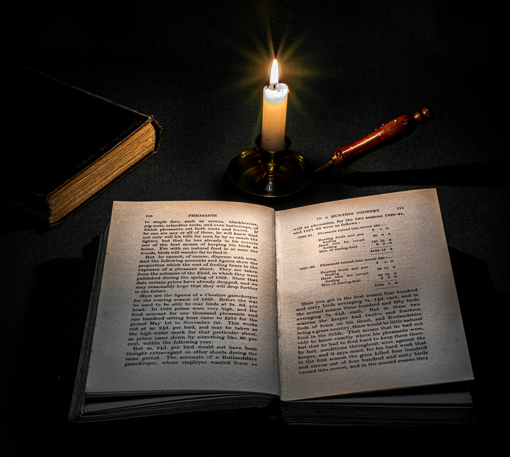 Reading By Candlelight