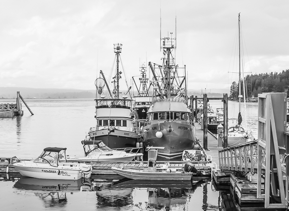 Quadra Island Fishing Boats