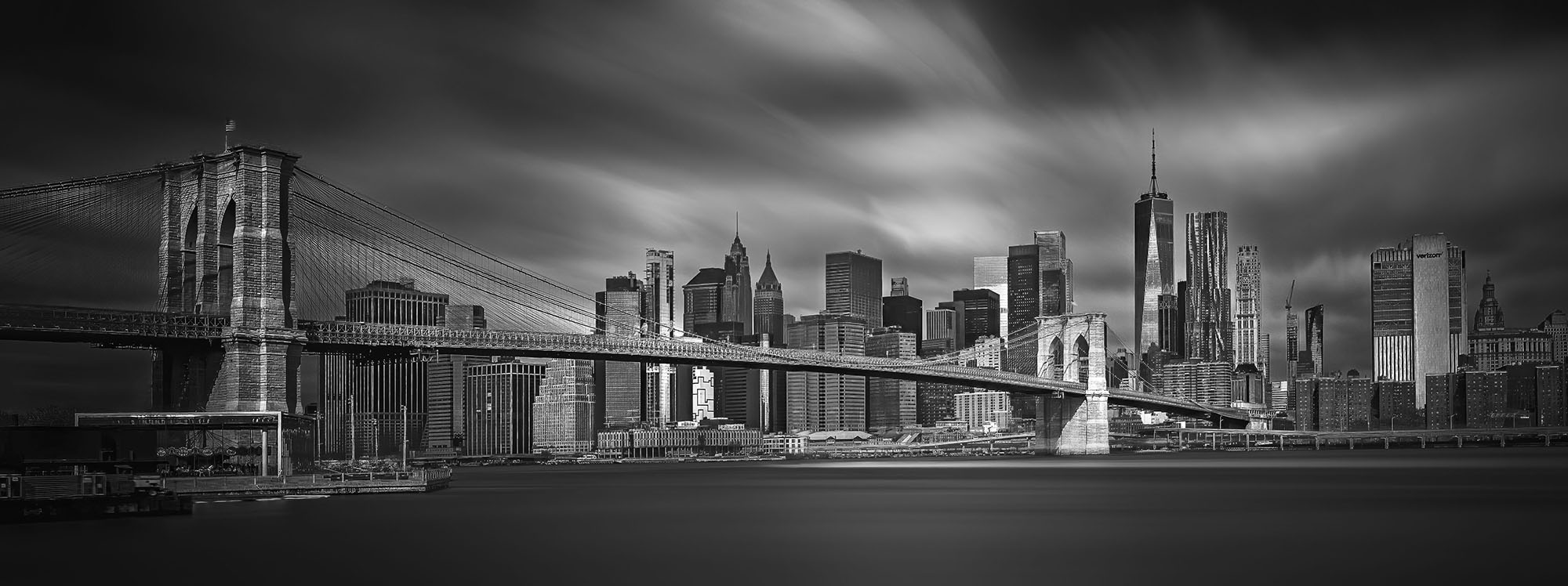 3892214 Morag Forbes Lrps Brooklyn Bridge Mono