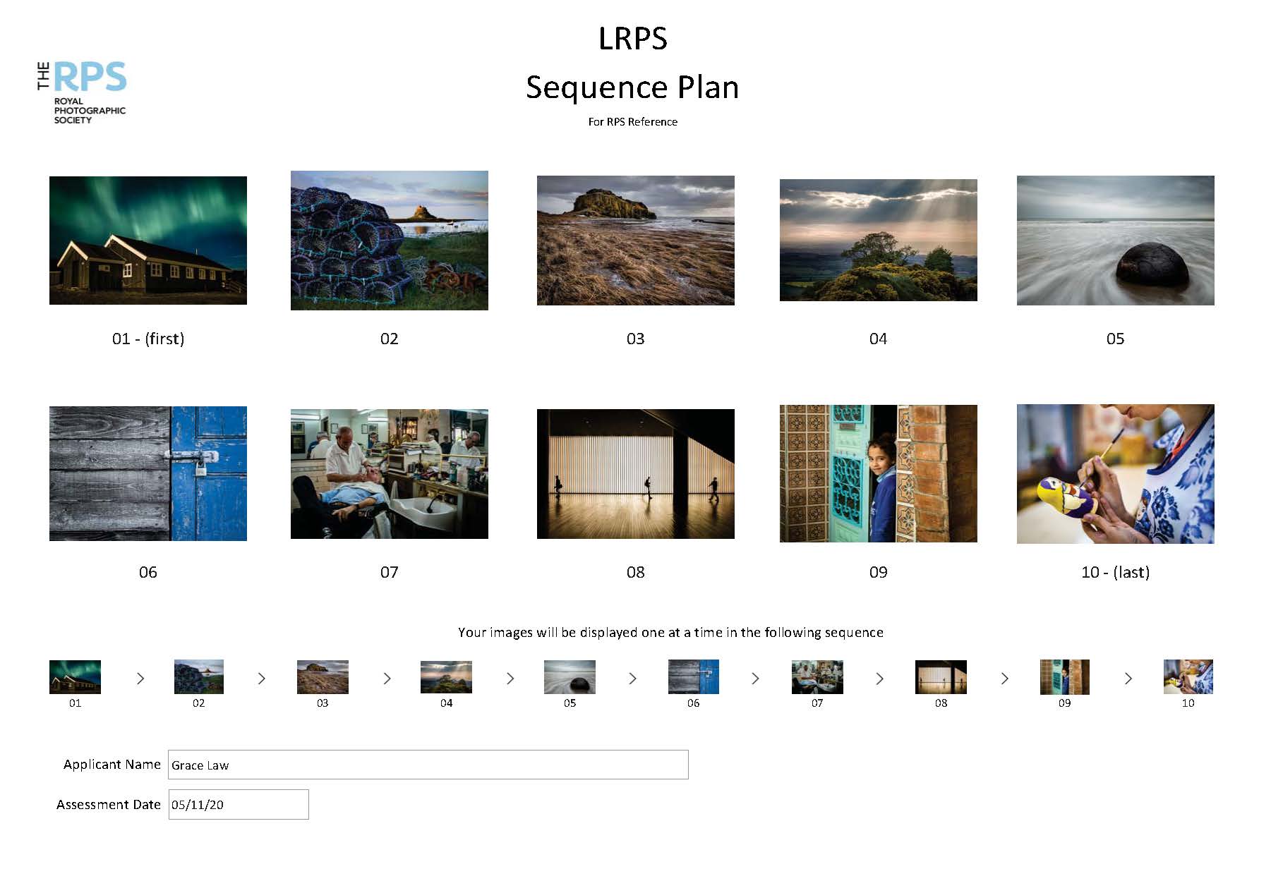 Grace Law Sequence Plan