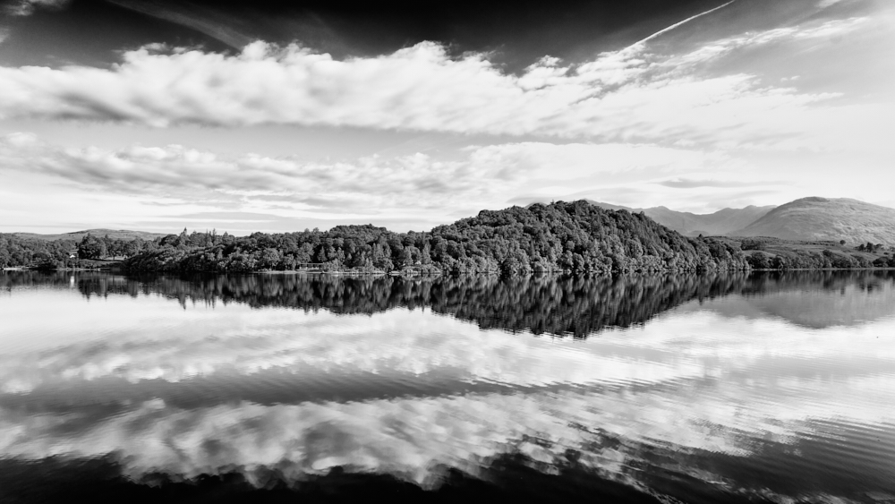 Reflections On Loch Awe Scotland