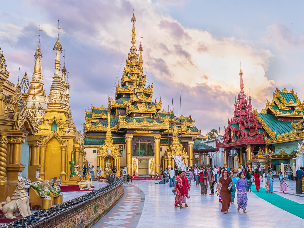 Shwedagon Pagoda, Yangon by Lachlan French