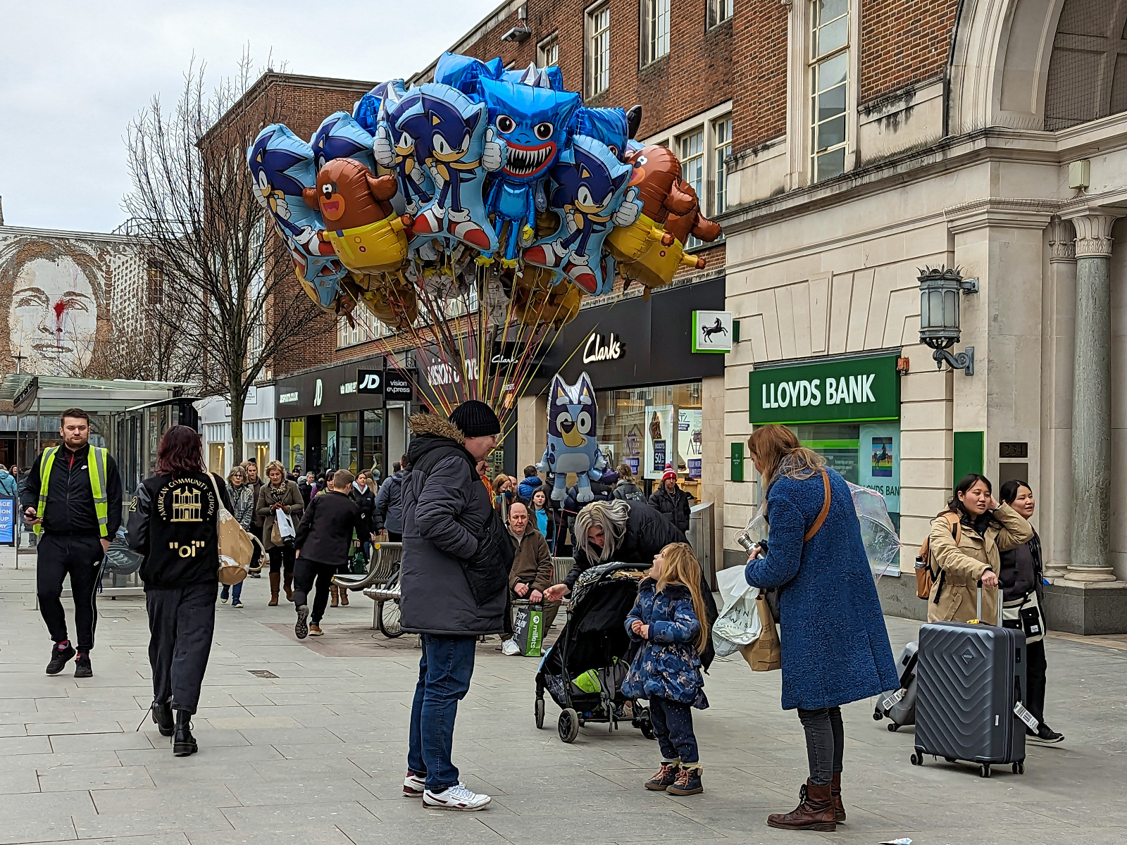 Lois Wakeman - Balloon Seller, High St Exeter
