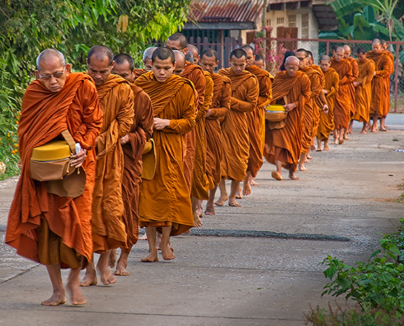 Morning Alms Collection Thailand