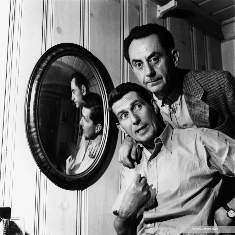 Copyright Leemillerarchives Roland Penrose And Man Ray California USA 1946 LR