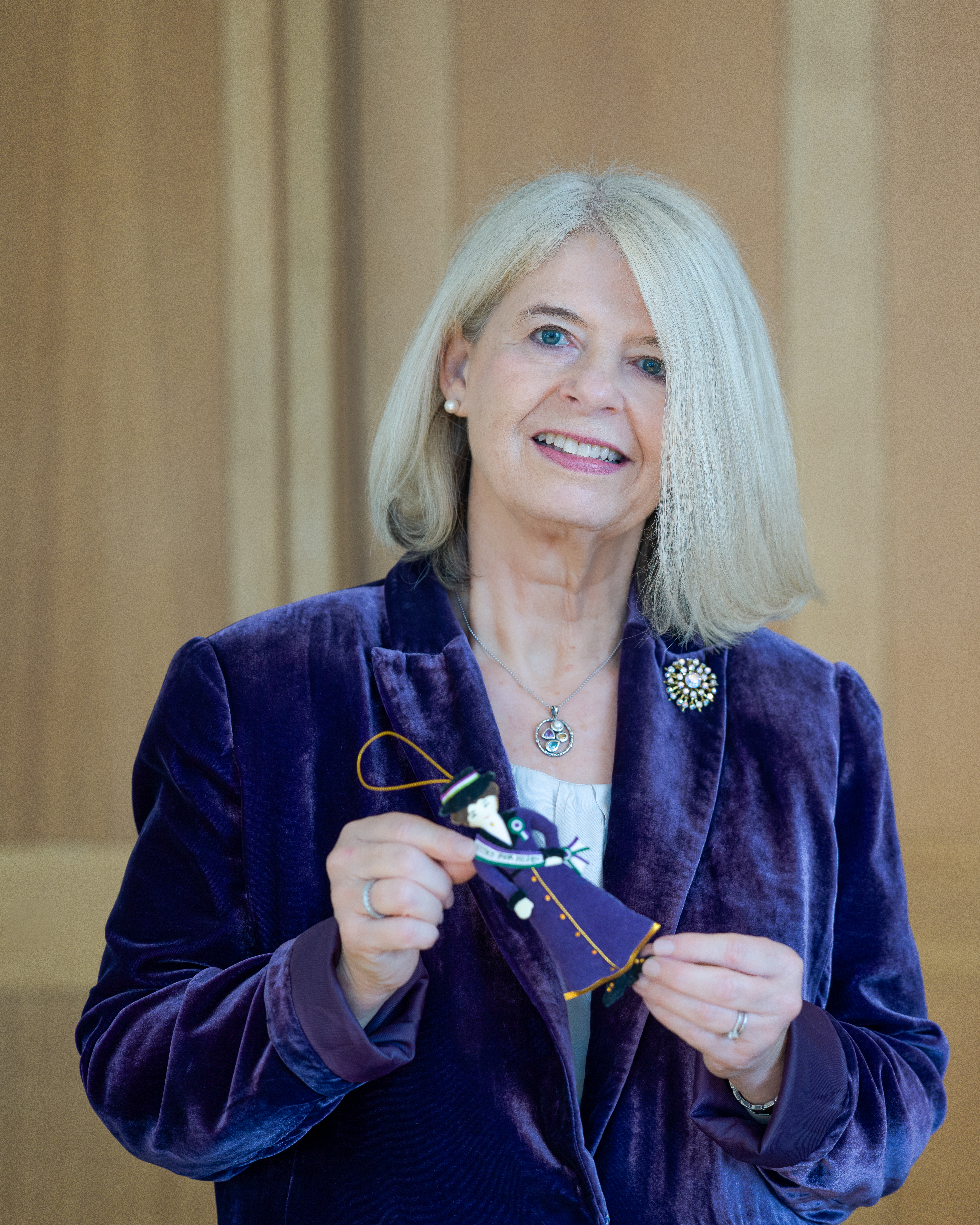 Dame Harriett Baldwin MP by Sue Wright