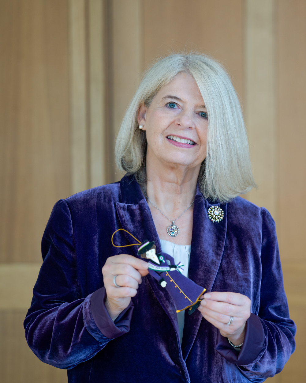 Dame Harriett Baldwin MP by Sue Wright