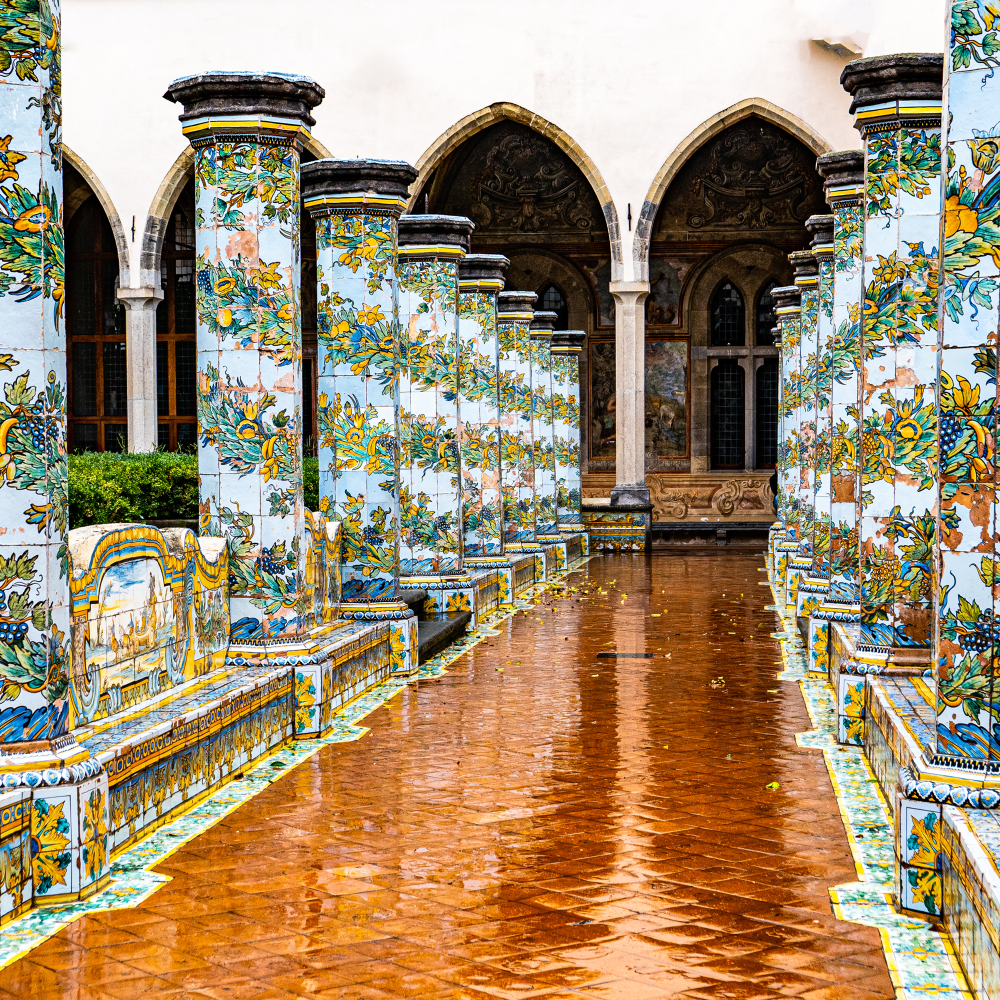 St Claire Cloister, Naples, By Gabriele Delanave