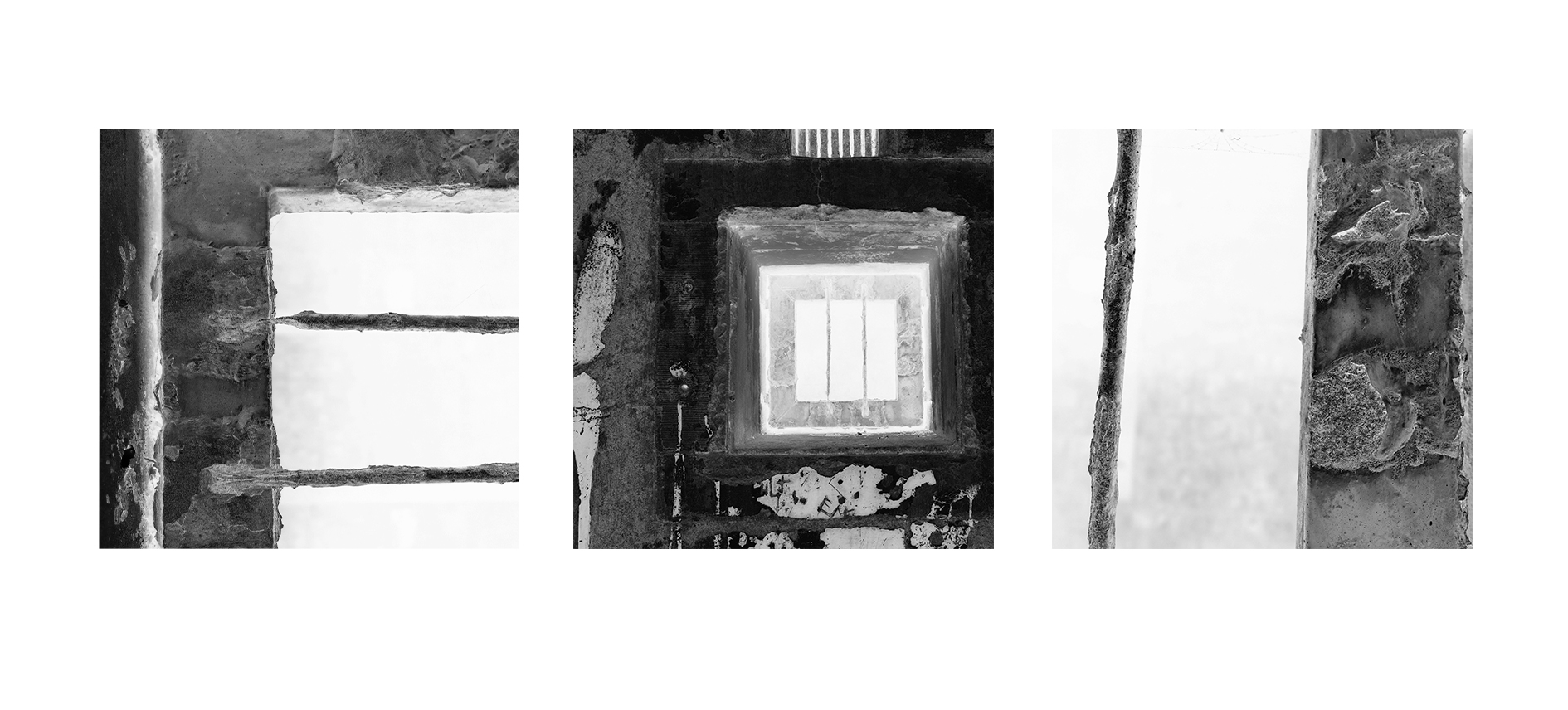 Mary Crowther B&W Neg Tryptic