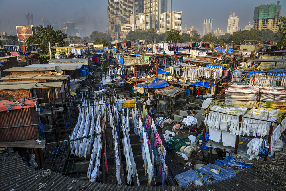 My Beautiful Laundrette, Mumbai by Elizabeth Roberts