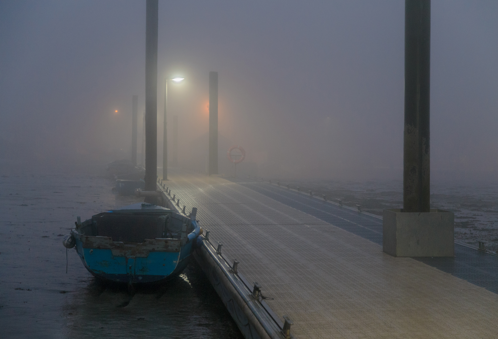 Mersea Pontoon Before Dawn
