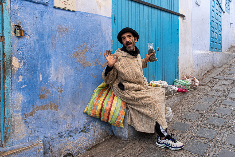 Camera Reaction, Chefchauoene, Morocco by Jane Tearle