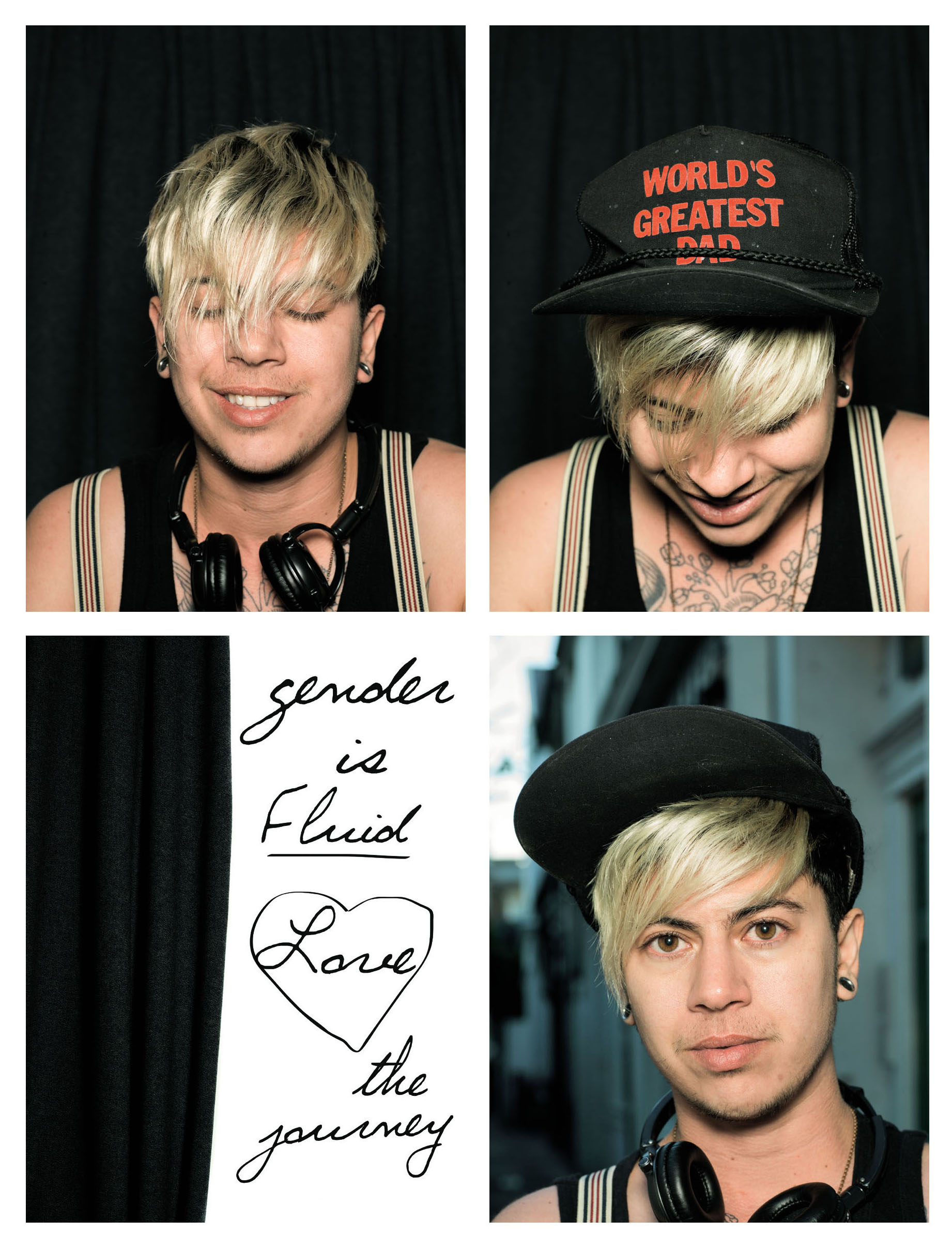 Collaborative Portrait of Fox Fisher from Not Going Shopping (2013-2014) by Anthony Luvera