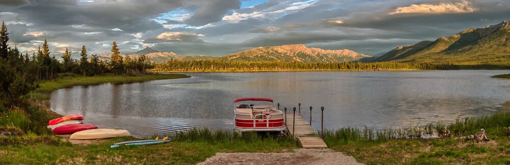 Otto Lake, Denali National Park, Alaska by Peter Range