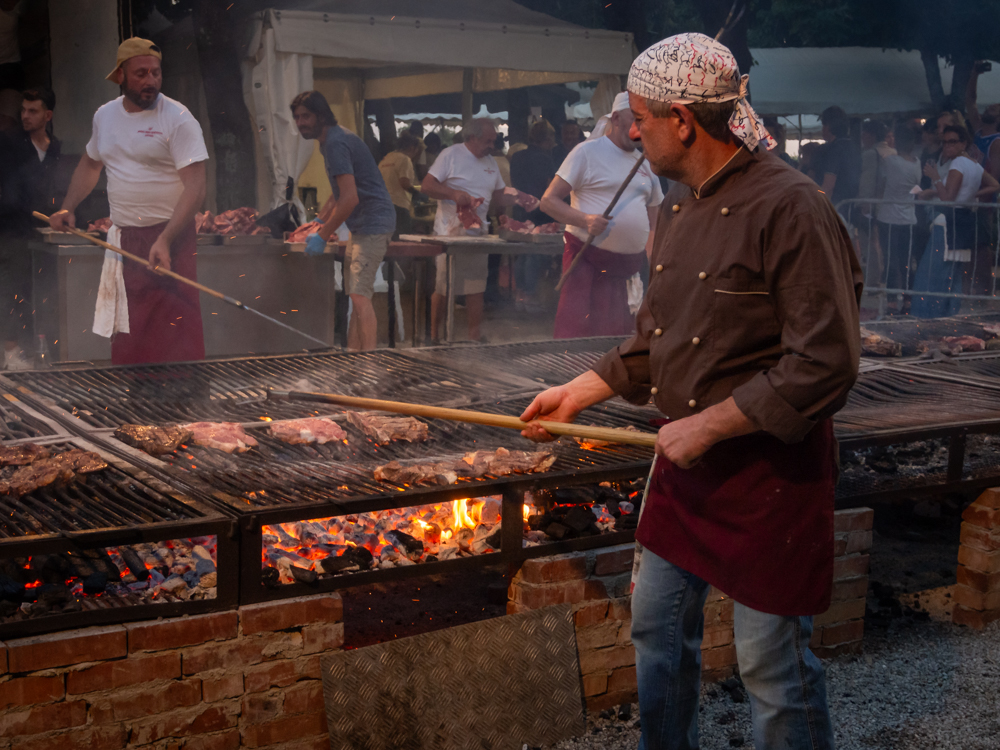 Cortona Steak Festival, Tuscany, by Janice Carroll