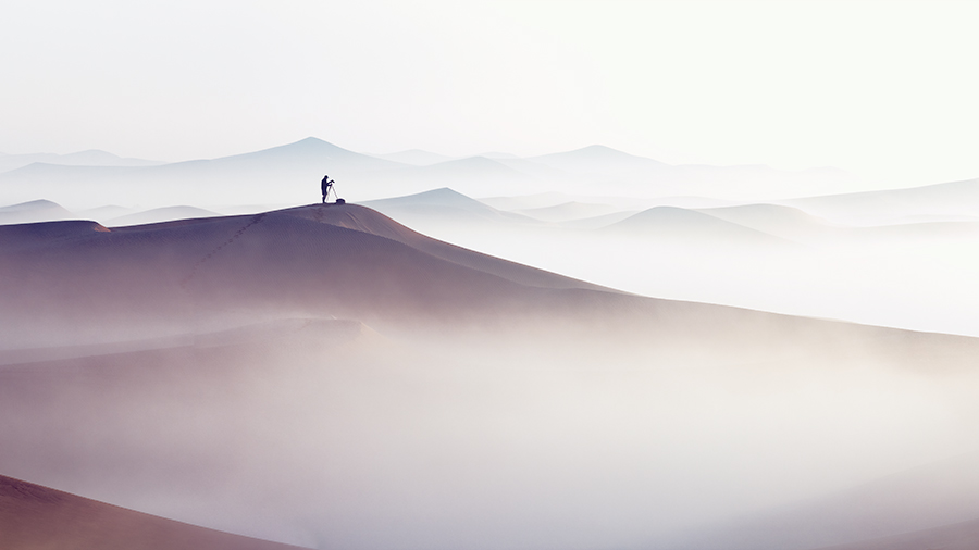 Rub' Al Khali Mist By Richard Perry (United Arab Emirates)