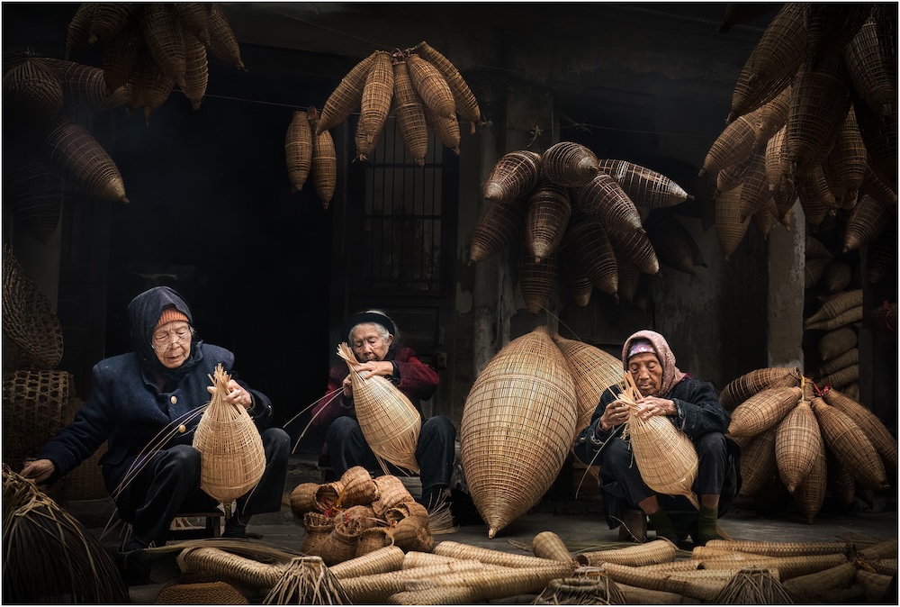 For Webladies Making Fishing Traps Tien Lu Vietnam Brian Houghton ARPS