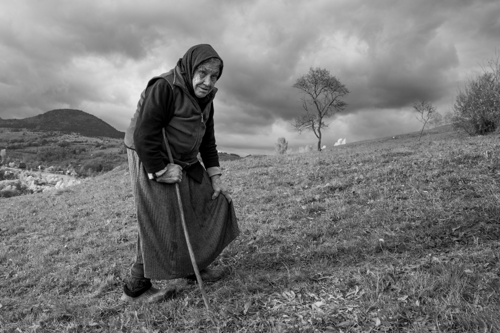 Salvina Walking Home, Transylvania Daryl Ford LRPS