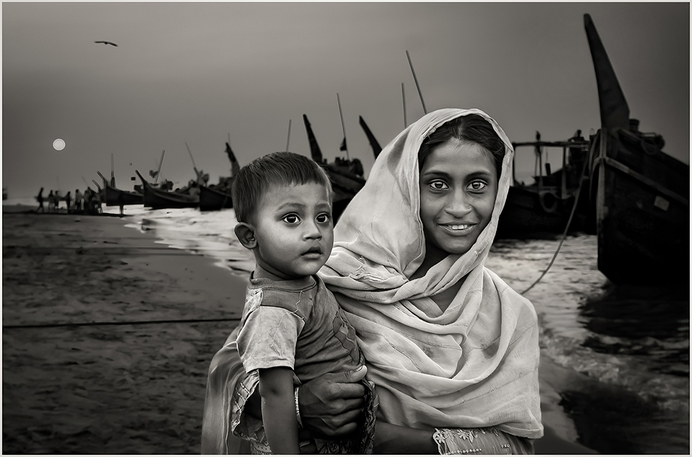 Waiting For The Boats To Come In Cox's Bazar Bangladesh by Brian Houghton