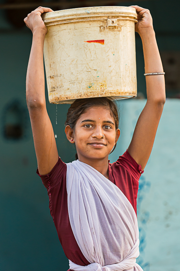 The Water Carrier Maheshwar, India