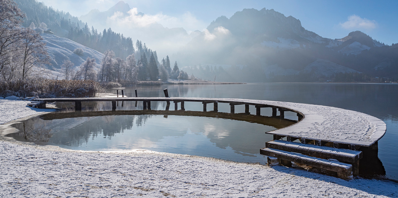 'Winter Platform' By Rob Kershaw ARPS