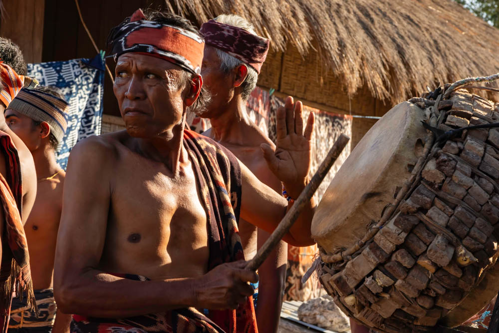 Indonesian Village Drummer