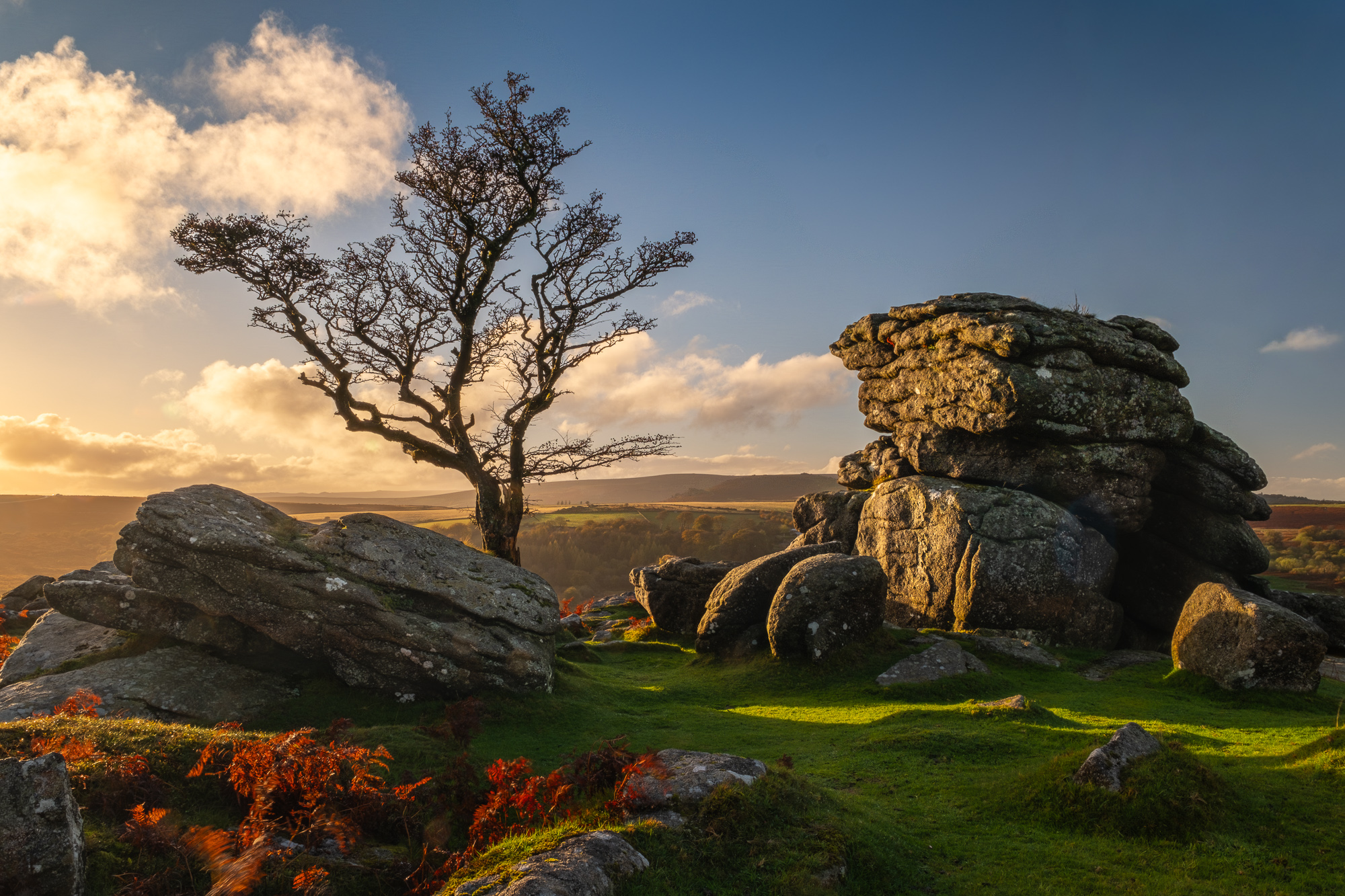 1st Place Dartmoor Sunset By Mathew Lodge LRPS