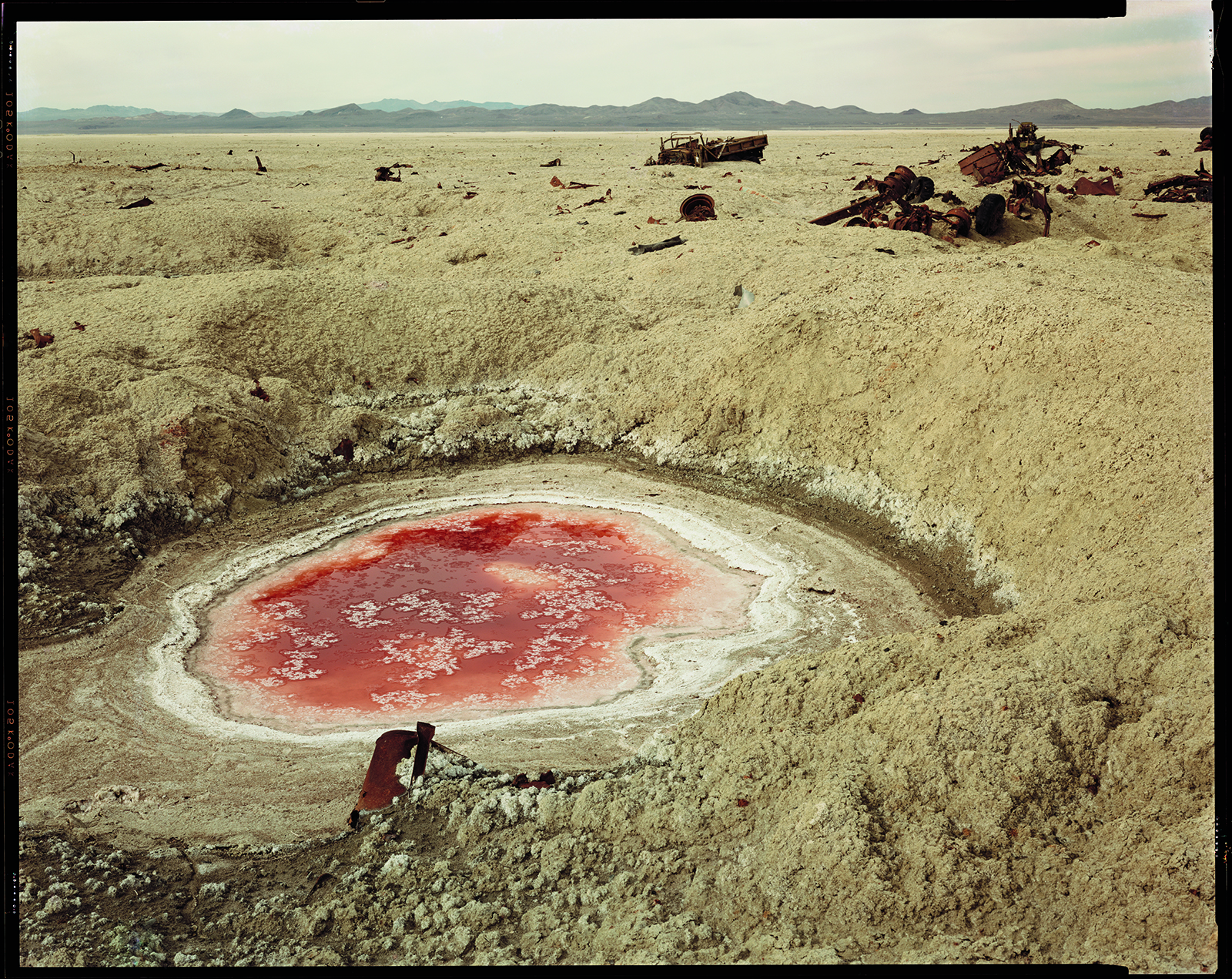 4 Bomb Crater And Destroyed Vehicle, Bravo 20 Bombing Range, 1986 V2