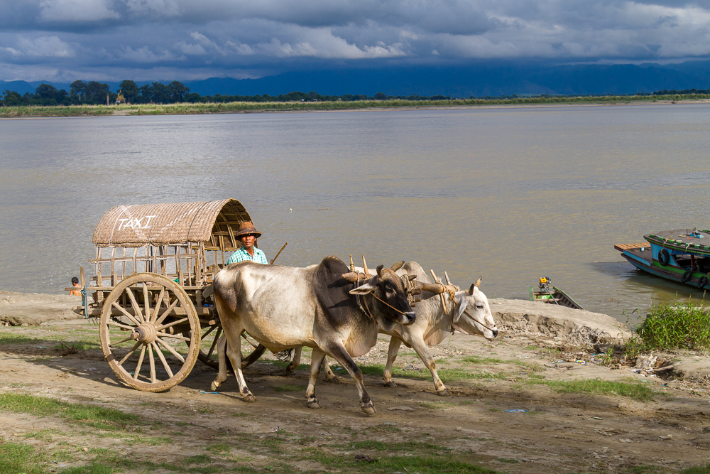 Mandalay Taxi, Myanmar by Sue Lambert