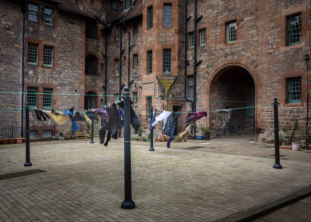 Washday In The Close Andy Kirby