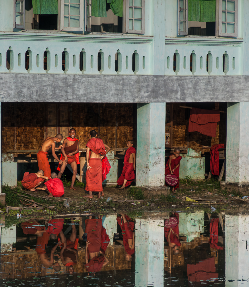 Playtime Bhamo Myanmar by Neil Harris