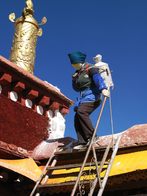 The Painter’S Helper, Lhasa Tibet