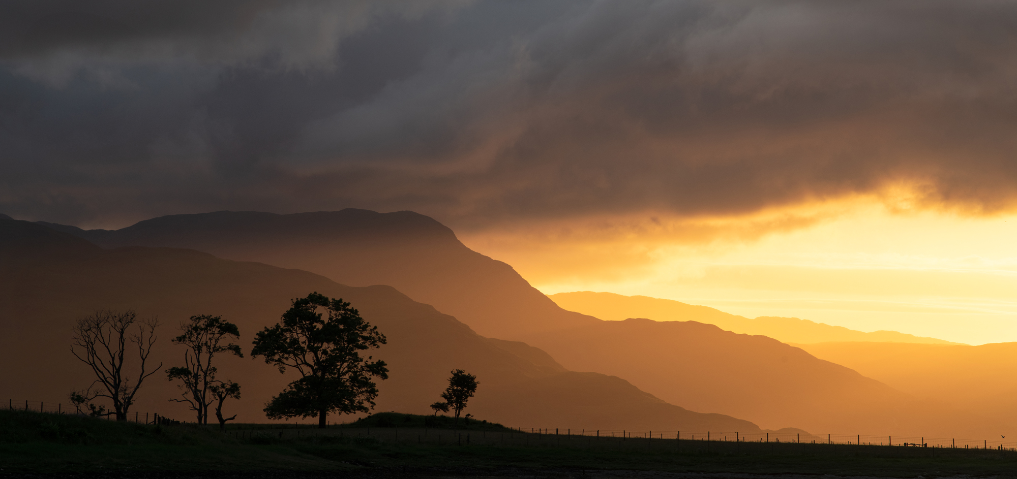 Sunset At Port Appin