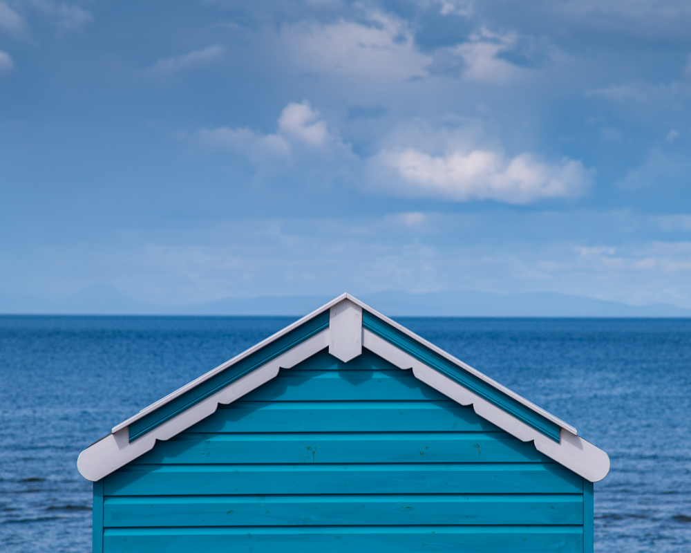 Blue Beach Hut