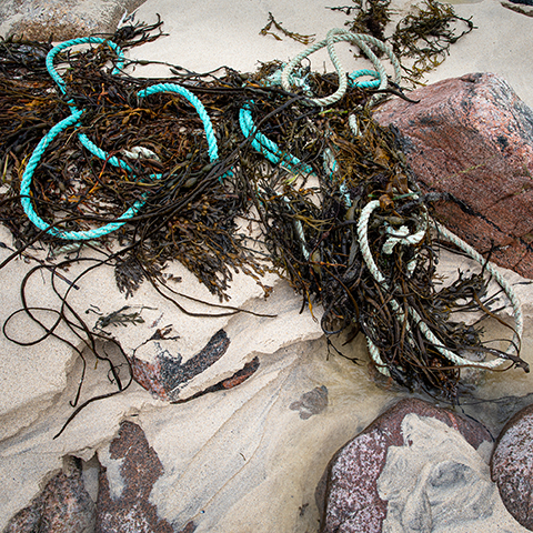 Detritus At Husihnish by Howard Klein