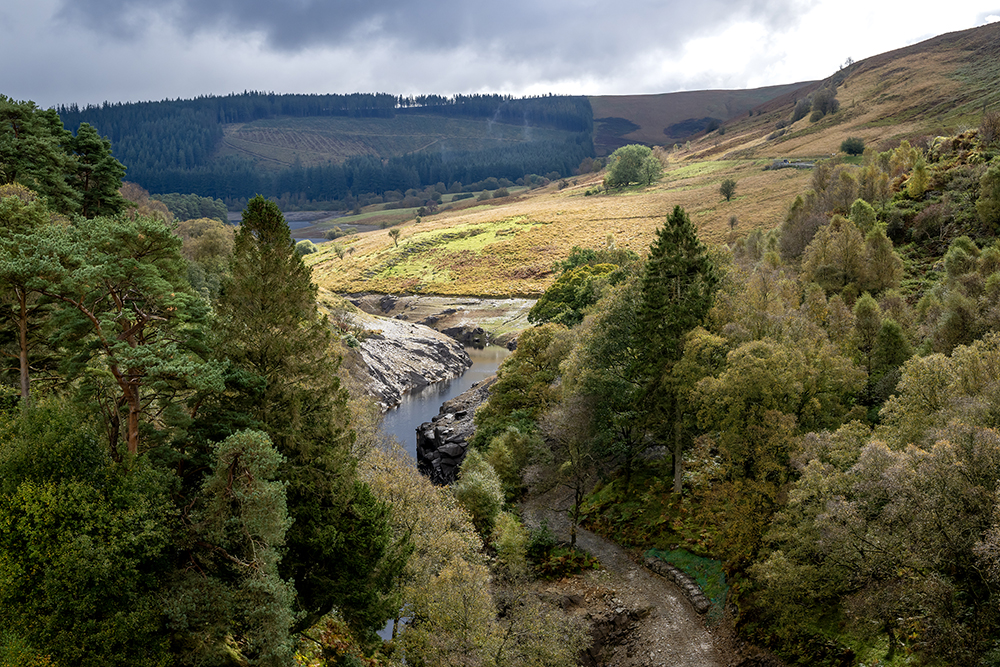 View Towards Pen Y Garreg Reservoir, Elan Valley by John Speller