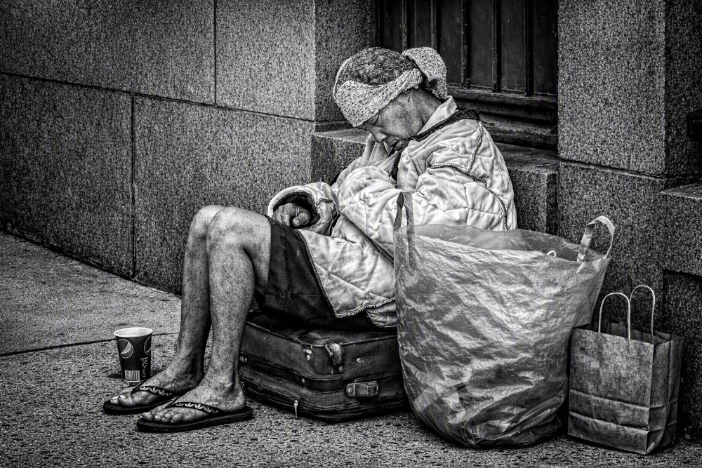 Carrying Her Home In Two Carrier Bags,  New York City